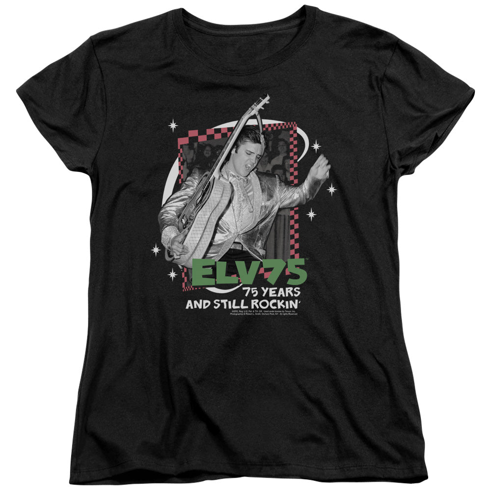 Elvis Presley Still Rockin Womens T-Shirt