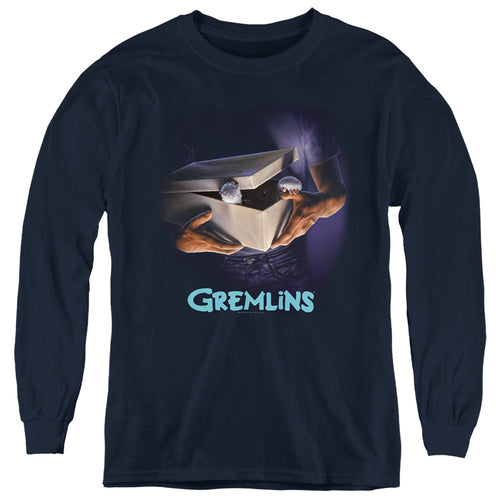 Gremlins Original Poster Youth Long Sleeve T-Shirt