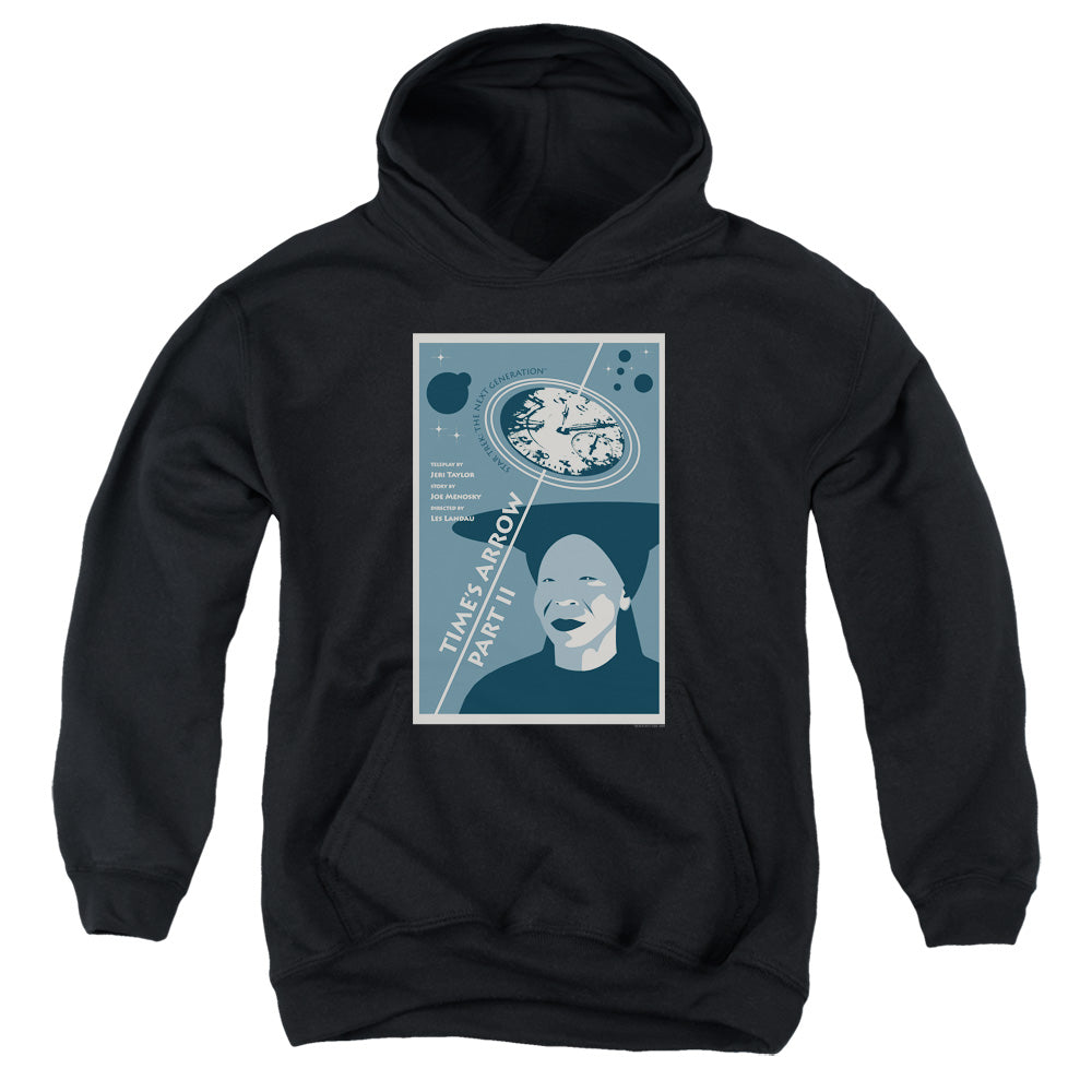 Star Trek Time's Arrow Part II Black Youth Hoodie