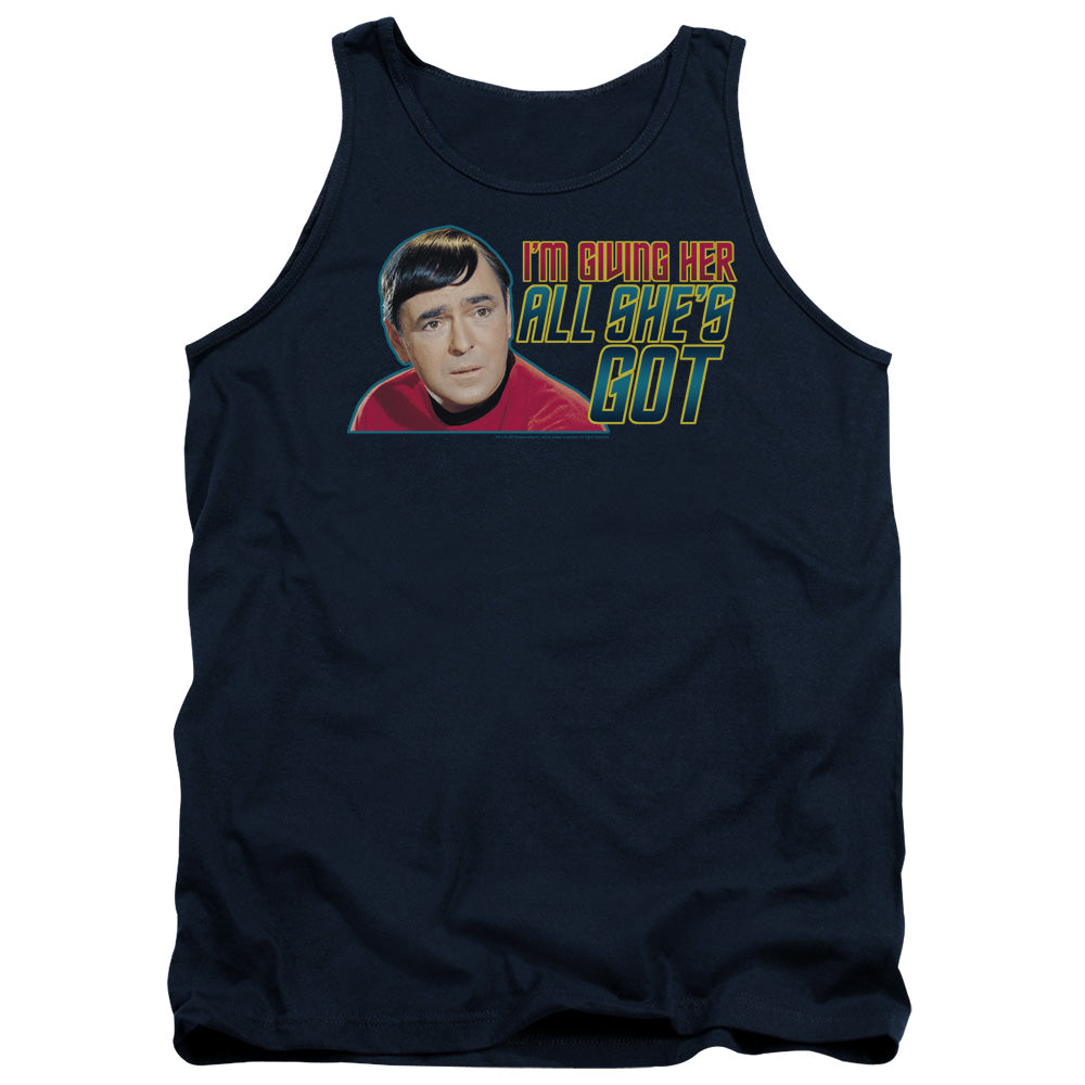 Star Trek Scotty All She's Got Tank Top