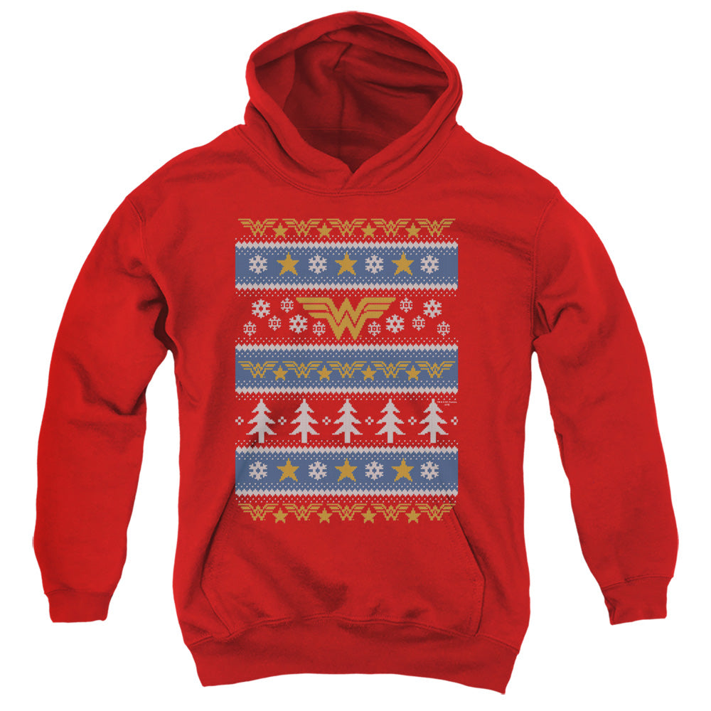Wonder Woman Wonder Woman Christmas Sweater 
 
 Youth Hoodie