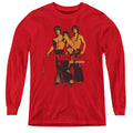 Bruce Lee Nunchucks Youth Long Sleeve T-Shirt
