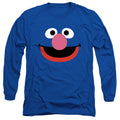 Sesame Street Grover Face Long Sleeve T-Shirt
