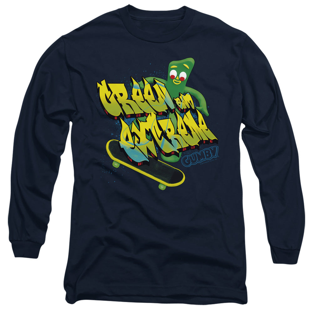 Gumby Green And Extreme Long Sleeve T-Shirt