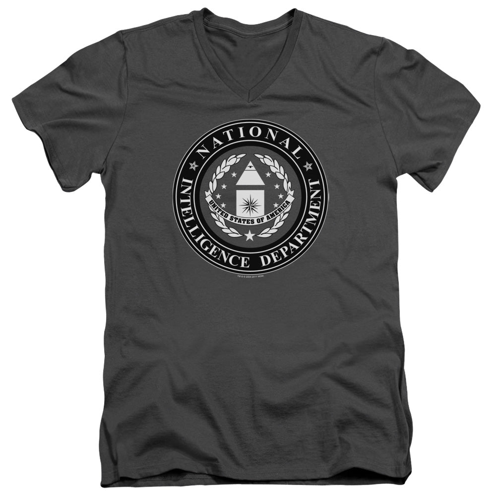Stargate SG-1 National Intelligence Department V-Neck T-Shirt