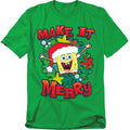 Spongebob Squarepants Make It Merry Christmas T-Shirt