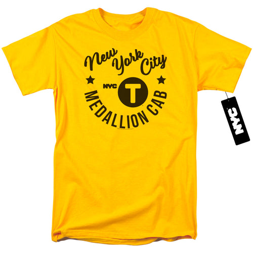 New York City Medallion Cab Yellow T-Shirt