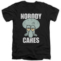 Spongebob Squarepants Nobody Cares Meme V-Neck T-Shirt