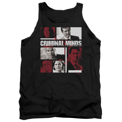 Criminal Minds Character Boxes Tank Top