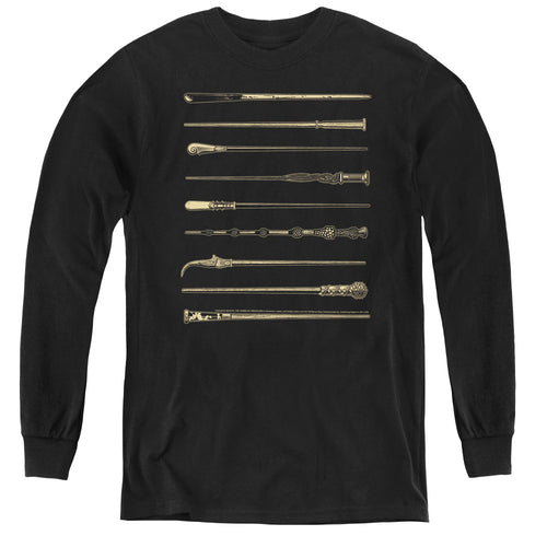 Fantastic Beasts Wands Youth Long Sleeve T-Shirt