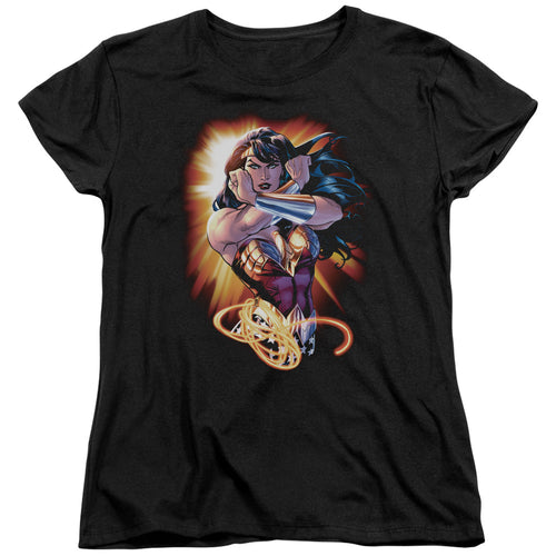 Wonder Woman Wonder Rays Womens T-Shirt