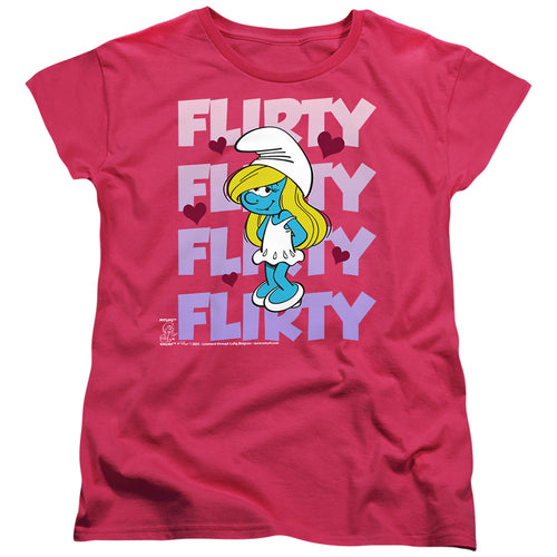 The Smurfs Flirty Womens T-Shirt