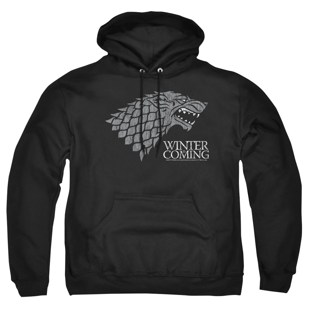 Game of Thrones Startk Winter Is Coming On Black Pullover Hoodie