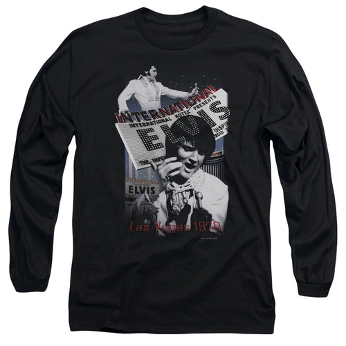 Elvis Presley International Hotel Long Sleeve T-Shirt