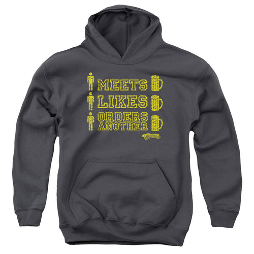 Cheers Man Meets Beer Youth Hoodie