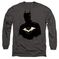The Batman Silhouette with Riddler Logo Long Sleeve T-Shirt
