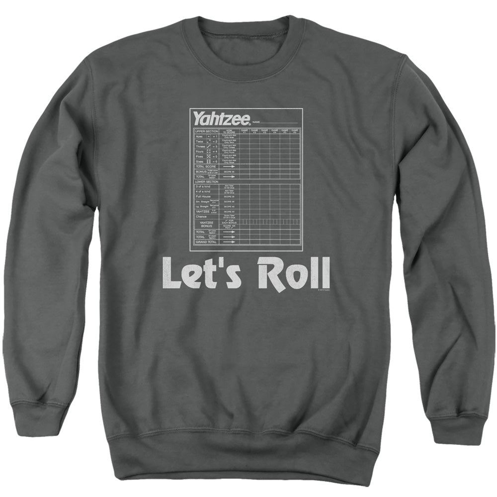 Yahtzee Let's Roll Score Card Crewneck Sweatshirt