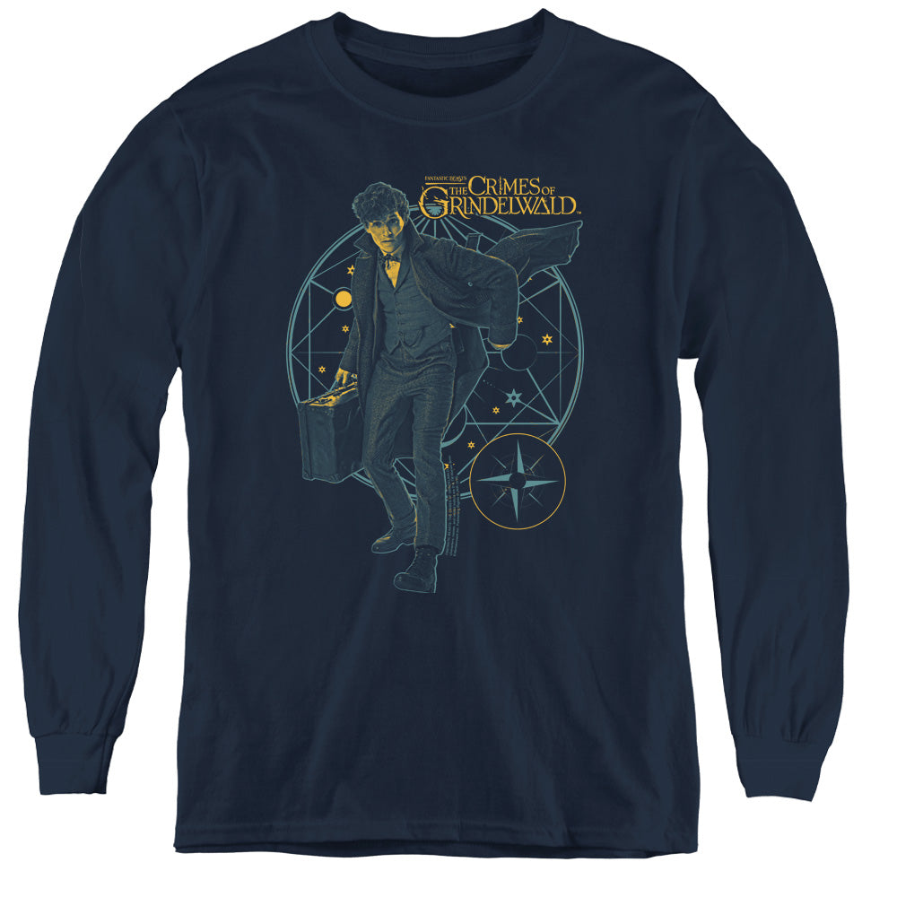 Fantastic Beasts Suitcase Youth Long Sleeve T-Shirt