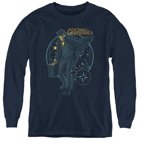Fantastic Beasts Suitcase Youth Long Sleeve T-Shirt