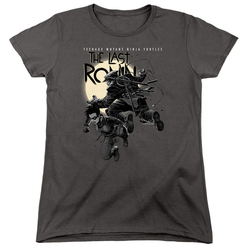 Teenage Mutant Ninja Turtles Casey Marie Jones Leaping Womens T-Shirt
