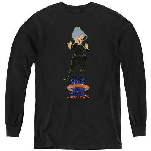 Space Jam Granny Matrix Youth Long Sleeve T-Shirt