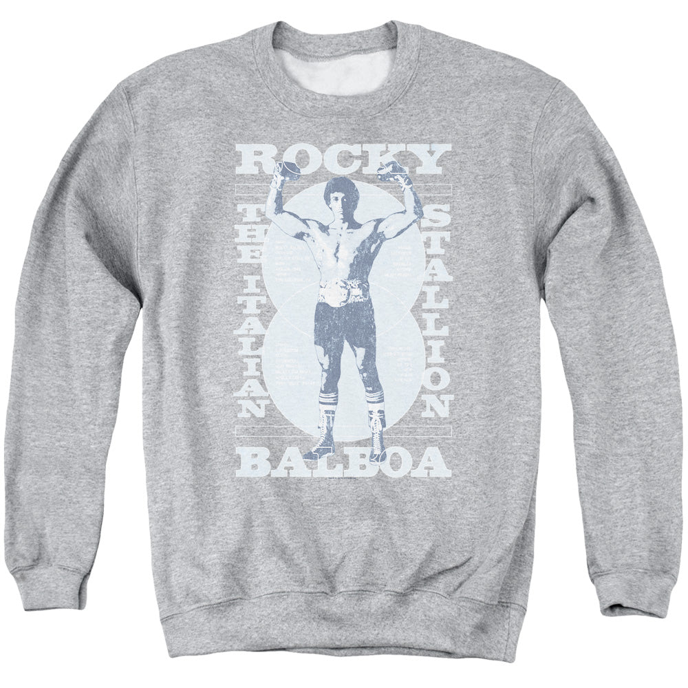 Rocky Gun Show Athletic Heather Crewneck Sweatshirt