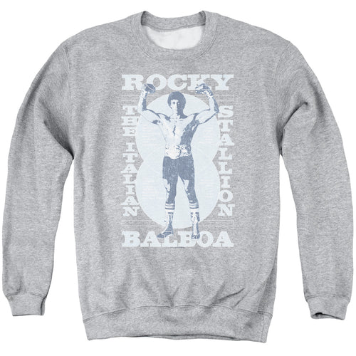 Rocky Gun Show Athletic Heather Crewneck Sweatshirt