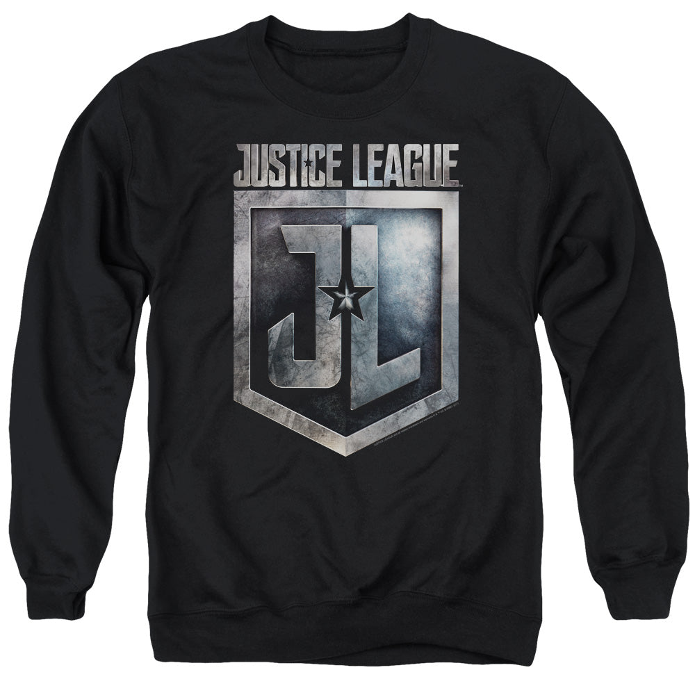 Justice League Shield Logo Crewneck Sweatshirt