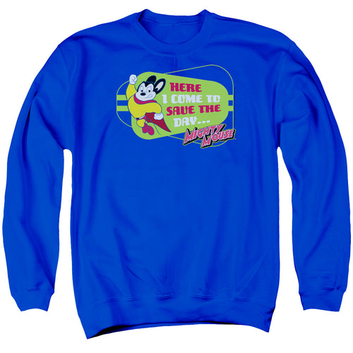 Mighty Mouse Here I Come Crewneck Sweatshirt
