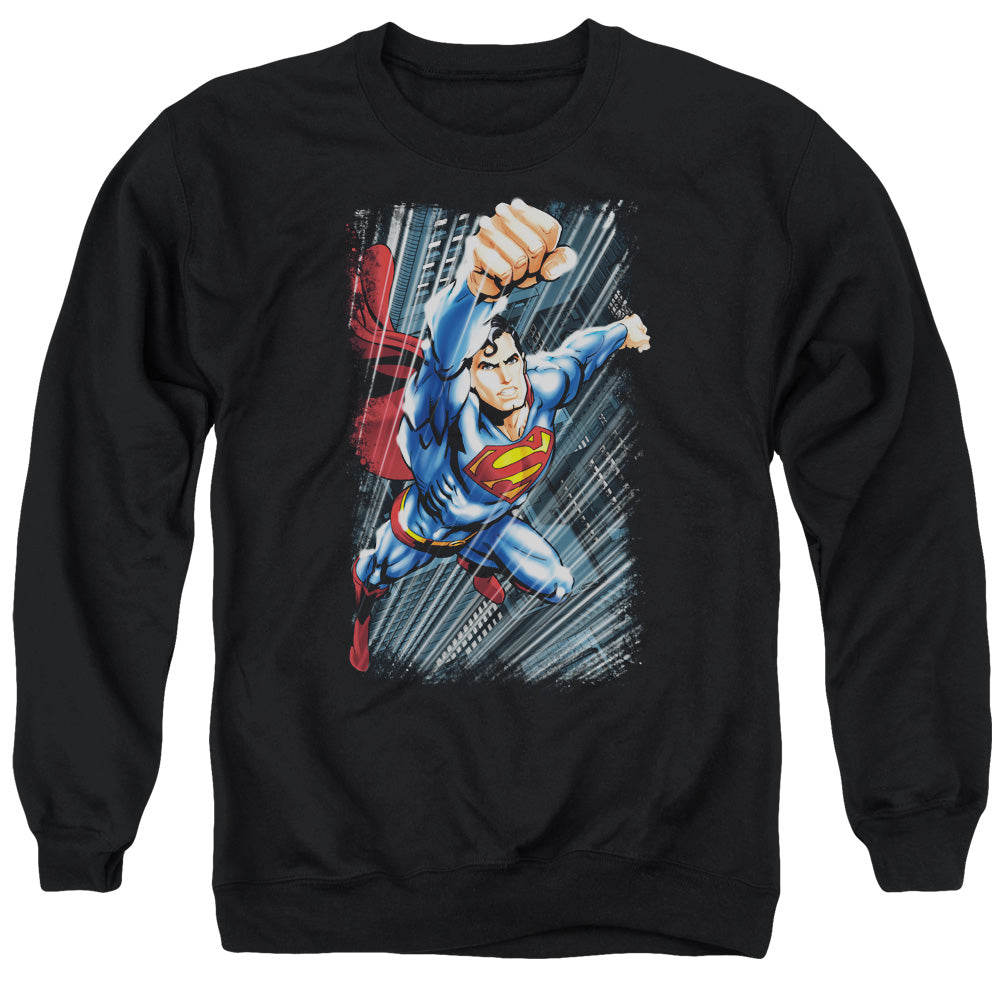 Superman Faster Than Crewneck Sweatshirt