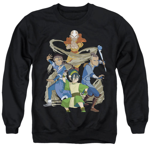 Avatar: The Last Airbender Team Avatar Elements Crewneck Sweatshirt