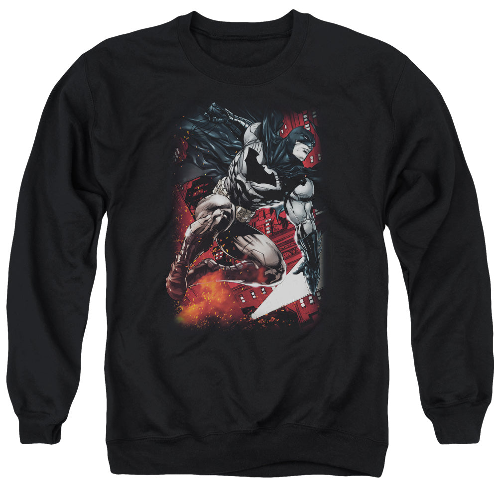 Batman Sparks Leap Crewneck Sweatshirt
