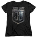 Justice League Shield Logo Womens T-Shirt
