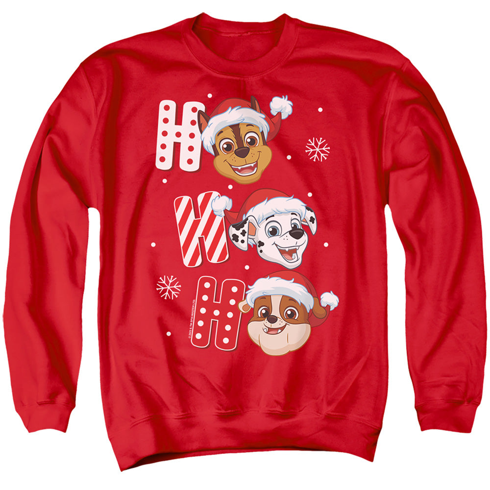 Paw Patrol Chase Marshall Rubble Christmas Santa Hats Crewneck Sweatshirt