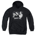 The Three Stooges Trust Us Youth Hoodie