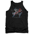 Batman v Superman Lightniing V Heat Vision Tank Top