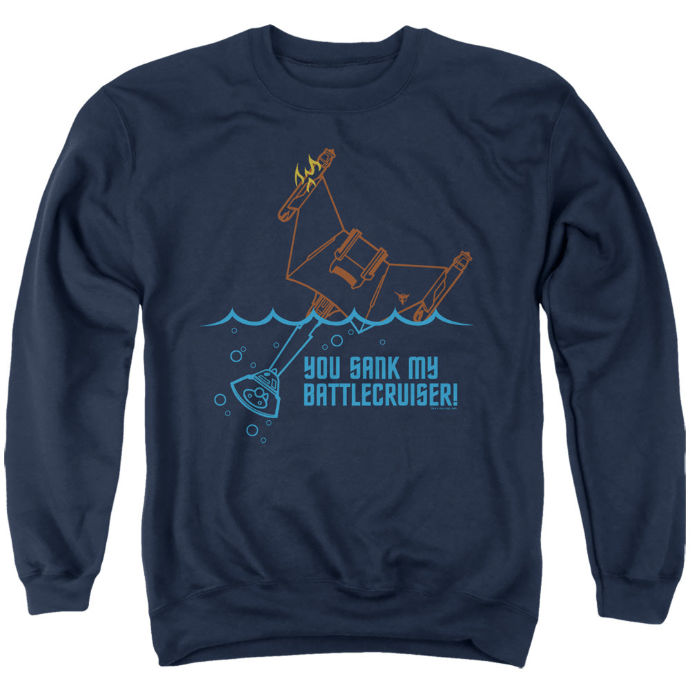 Star Trek You Sank My Battlecruiser Crewneck Sweatshirt