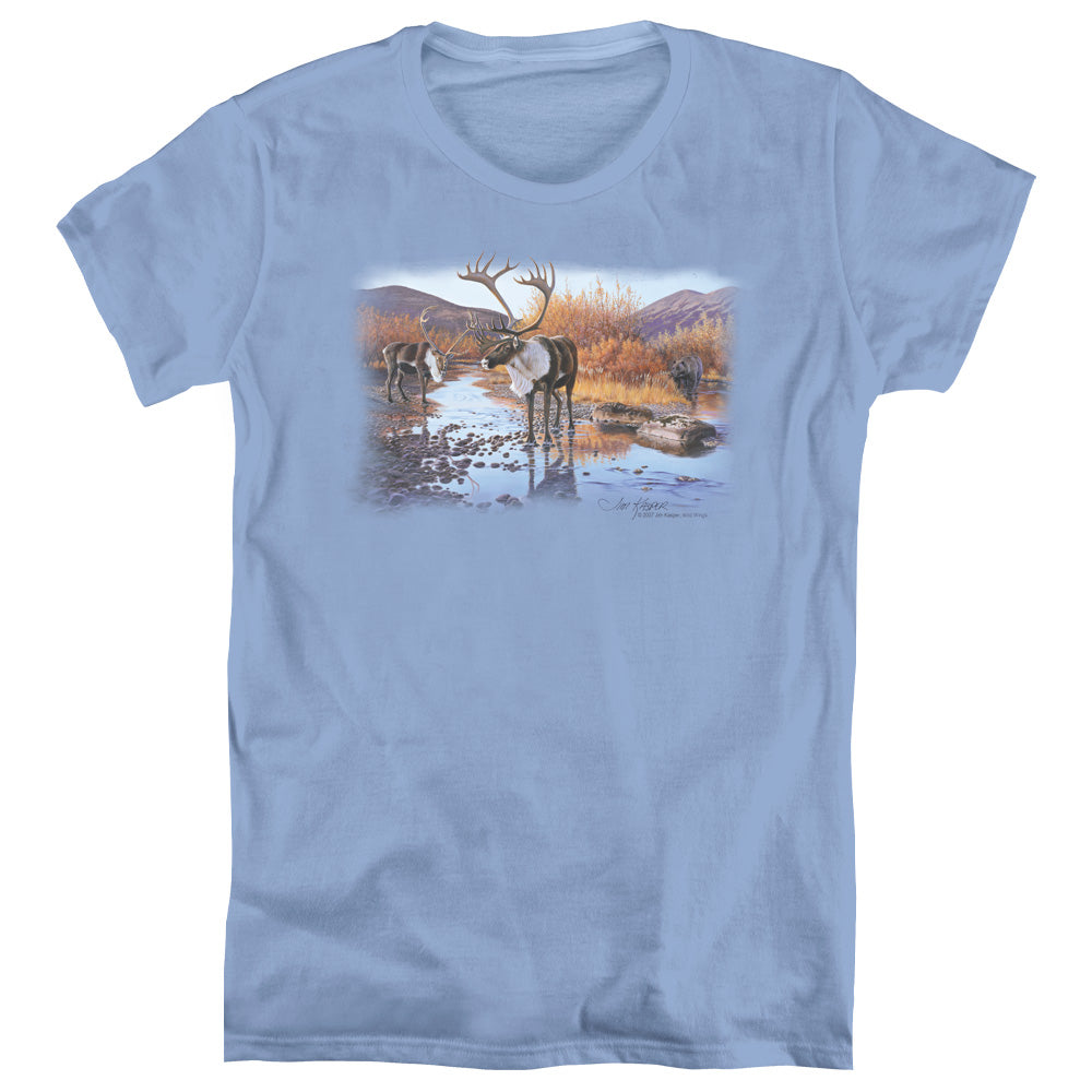 Wild Wings Accidental Ambush Caribou Womens T-Shirt