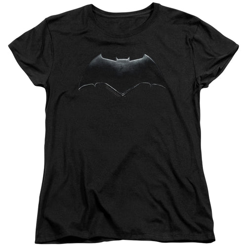 Justice League Batman Logo Womens T-Shirt