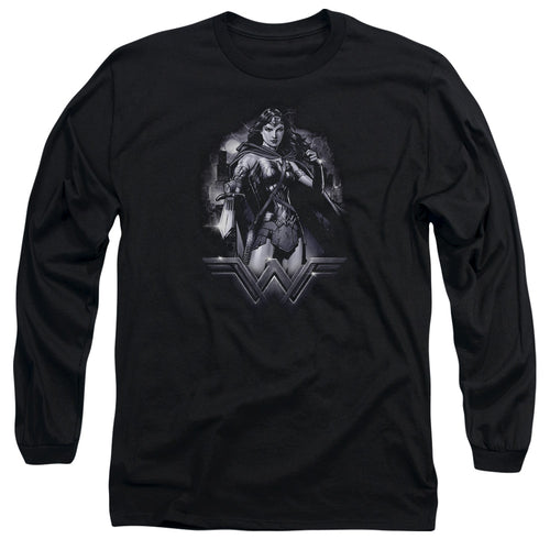 Batman v Superman Rainy Night Long Sleeve T-Shirt