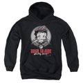 Betty Boop Born to Ride Youth Hoodie