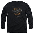 Justice League Batmobile Long Sleeve T-Shirt