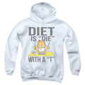 Garfield Diet Is Die With A T Youth Hoodie