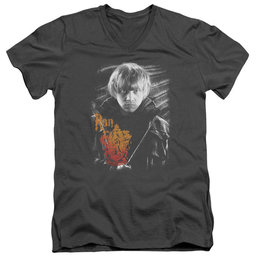 Harry Potter Ron Portrait V-Neck T-Shirt