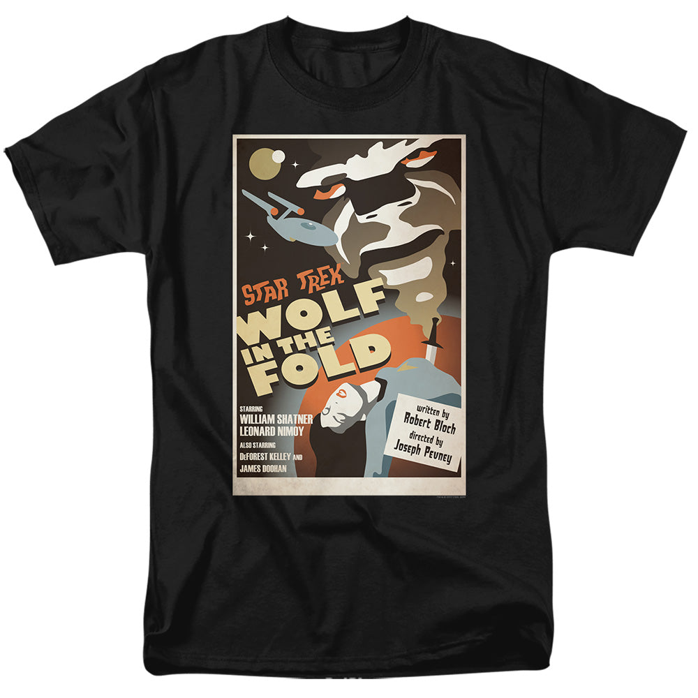 Star Trek Juan Ortiz Wolf in the Fold Black T-Shirt