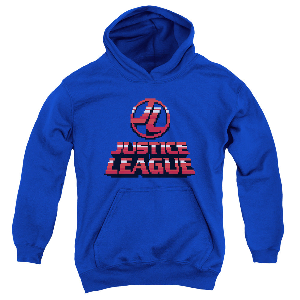 Justice League 8 Bit Jla Youth Hoodie