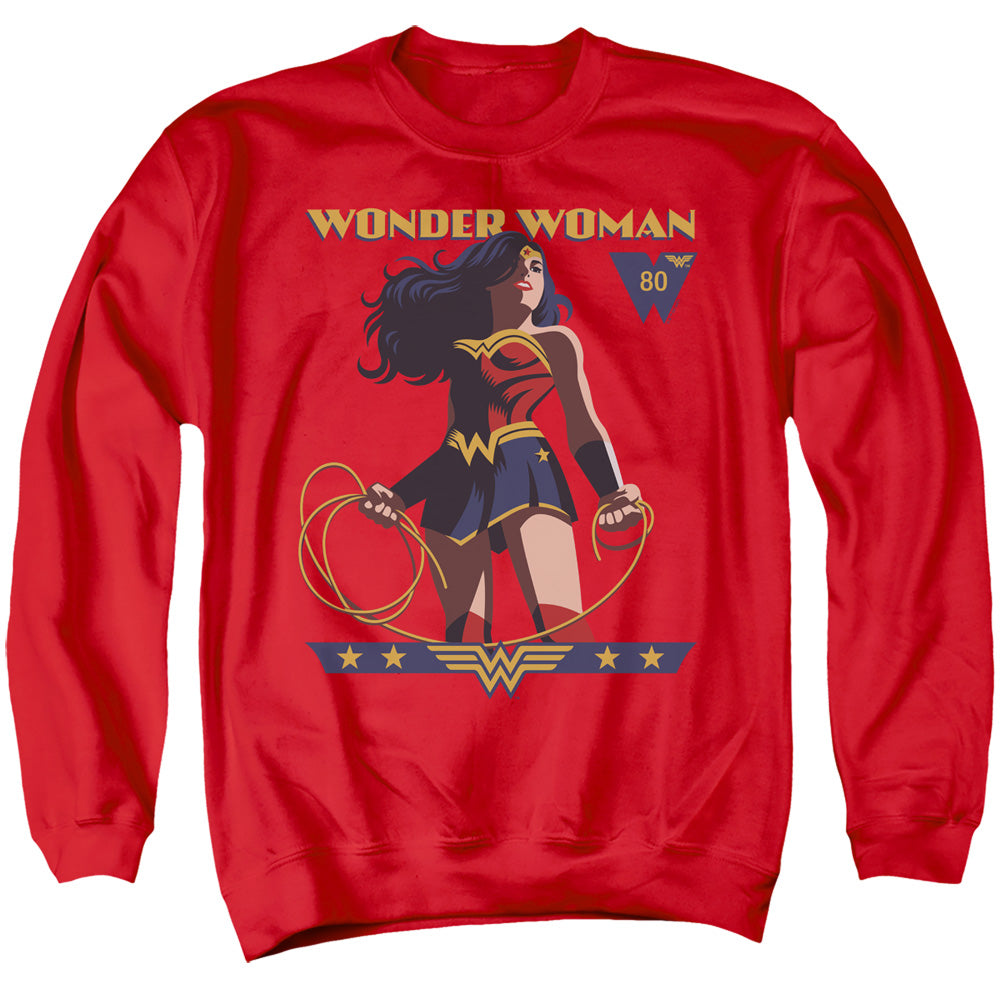 Wonder Woman WW 80th Stance Crewneck Sweatshirt