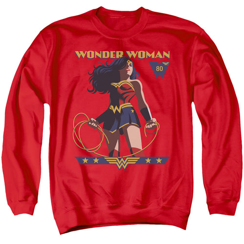 Wonder Woman WW 80th Stance Crewneck Sweatshirt