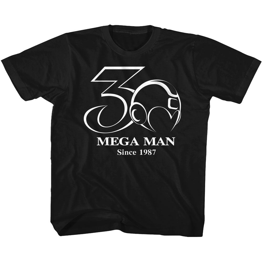 Mega Man 30th Black and White Youth/Toddler T-Shirt