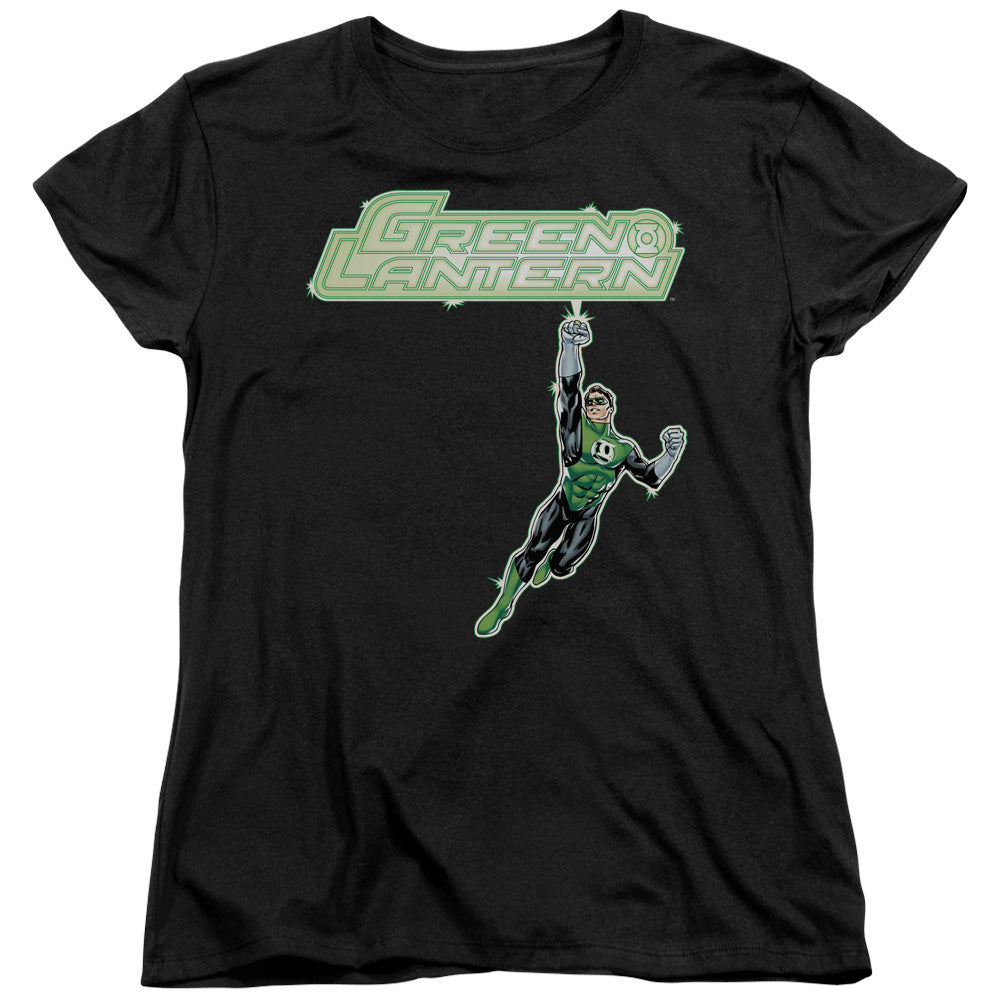 Green Lantern Energy Construct Logo Womens T-Shirt